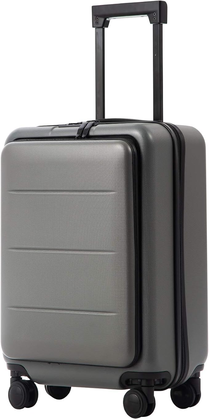 COOLIFE Luggage Suitcase Piece Carry On ABS+PC Spinner Trolley by COOLIFE