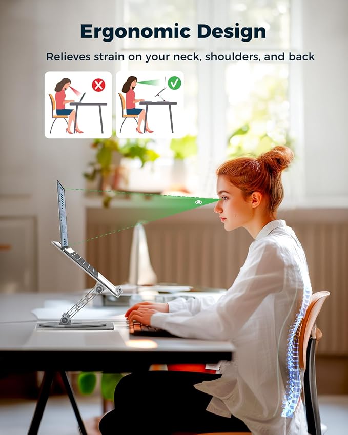Adjustable Laptop Stand for Desk - Image 4