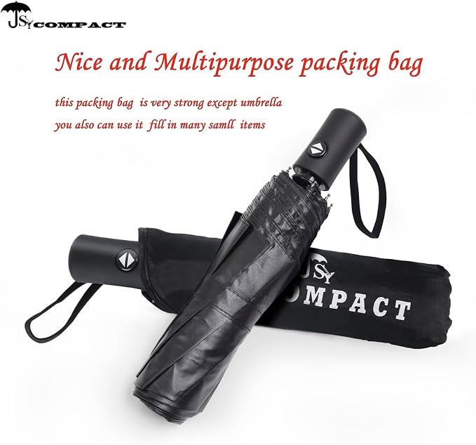 SY COMPACT Travel Umbrella Windproof Automatic Umbrellas Small Compact UV Sun - Image 4
