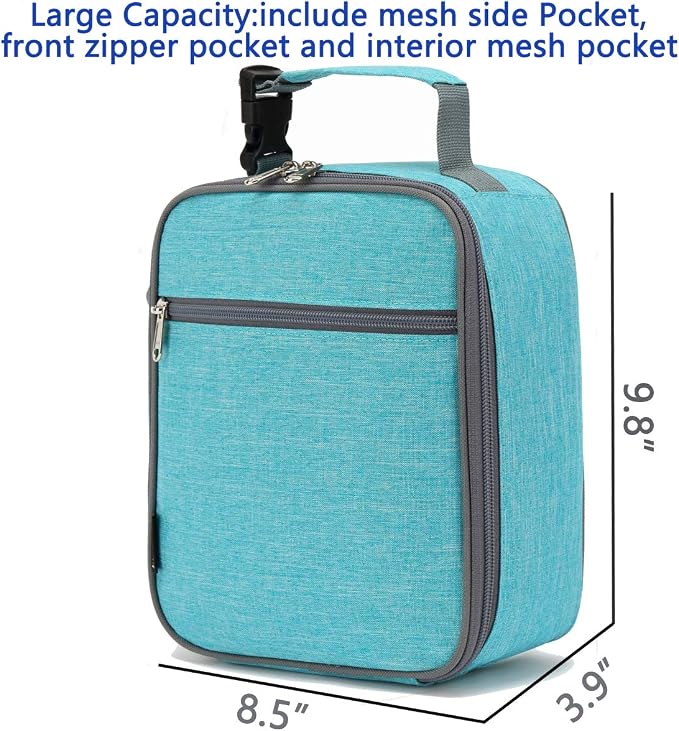 FlowFly Kids Lunch box Insulated Soft Bag Mini Cooler Back to School Thermal - Image 3