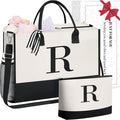 BAGAIL Initial Tote Bag, Personalized Birthday Gifts by BAGAIL