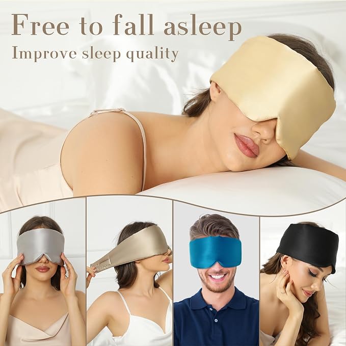100% Mulberry Silk Sleep Mask Eye Mask - Image 6