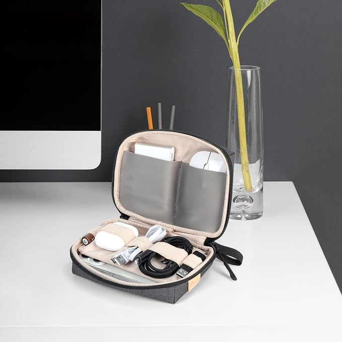 Electronics Organizer Cord Organizer Travel, Small Tech Bag - Image 7