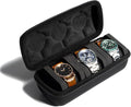 3 Slot Hard Watch Travel Case, Watch Roll Case Storage and Organizer by AUKURA
