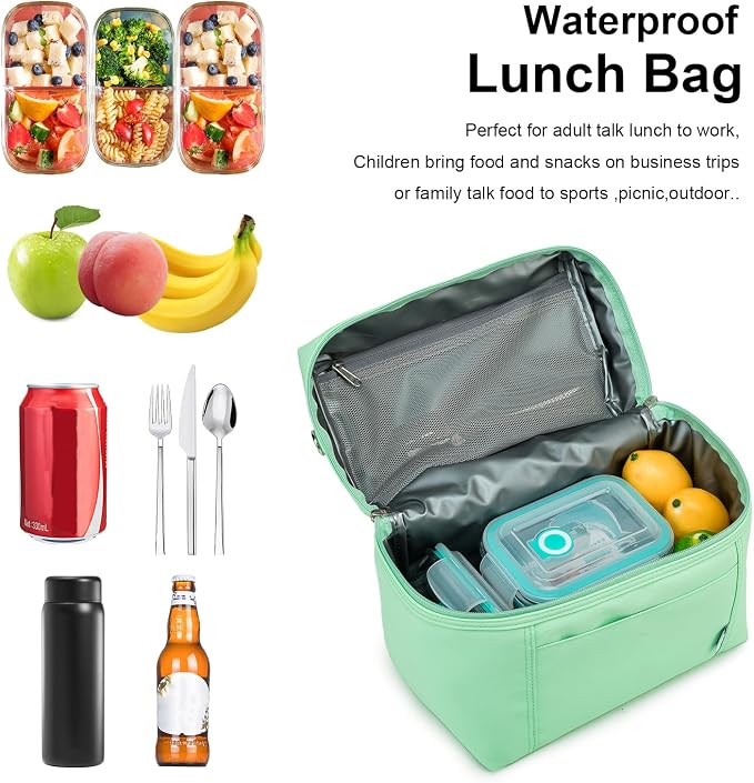 NOL Natural Organic Lifestyle Insulated Lunch Bags - Image 3