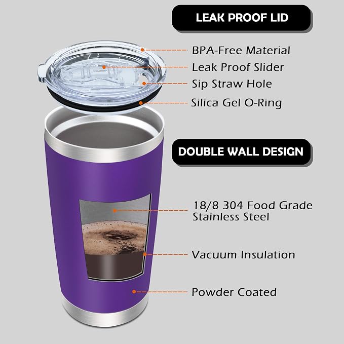 20oz Tumbler Bulk Stainless Steel Tumblers - Image 3