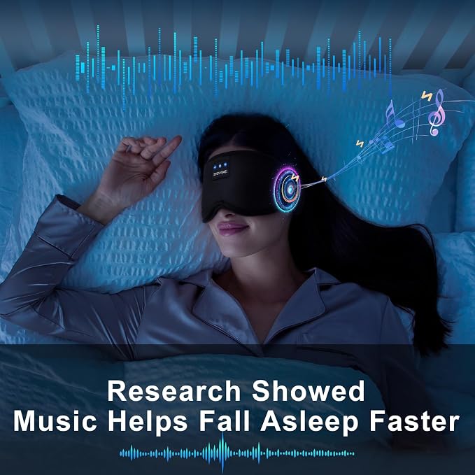 Deep Sleep Mask with Bluetooth 5.4 Headphones - Image 2