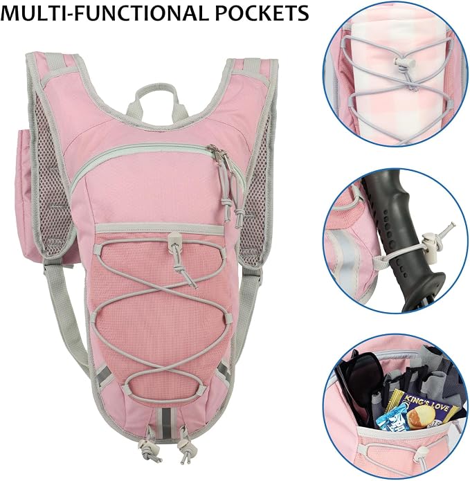 Lightweight Hydration Backpack 2L Water Bladder Pack - Image 4