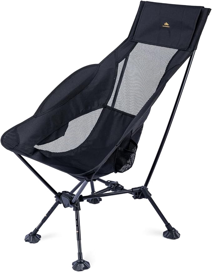 iClimb Ultralight Compact Camping Folding Beach Chair by iClimb