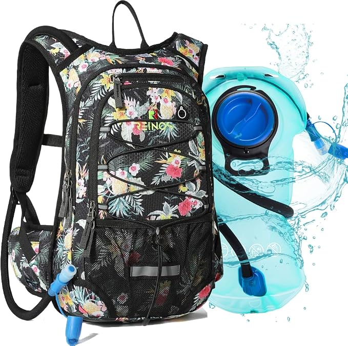 Hydration Pack Backpack with 3L Water Bladder by REINOS+OUTDOOR