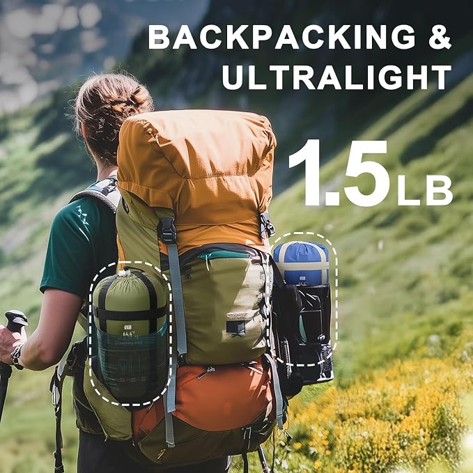 Ultralight Warm Weather Sleeping Bag - Image 2