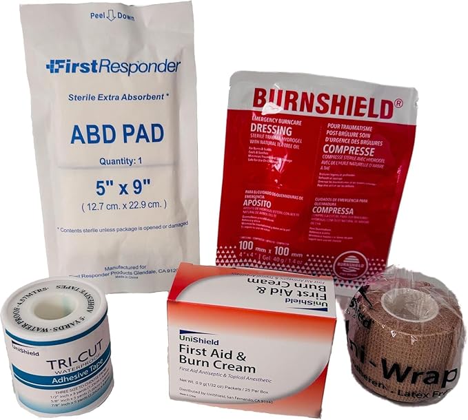 4-Shelf Metal 1st Aid Cabinet Class B, Large Capacity First Aid Wall Mount - Image 7