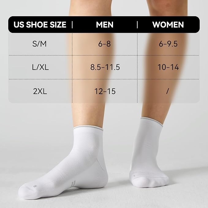 CS CELERSPORT 2/5 Pairs Ankle Compression Socks - Image 2