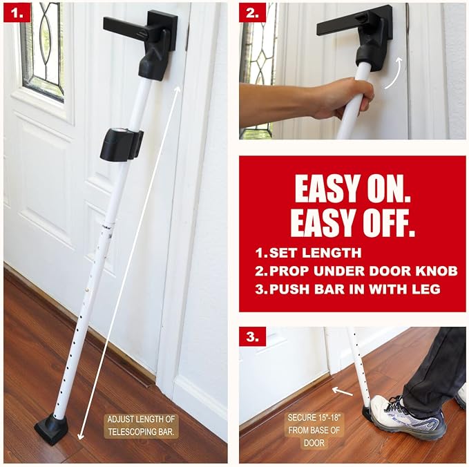 SECURITYMAN 2-in-1 Door Security Bar - Image 5