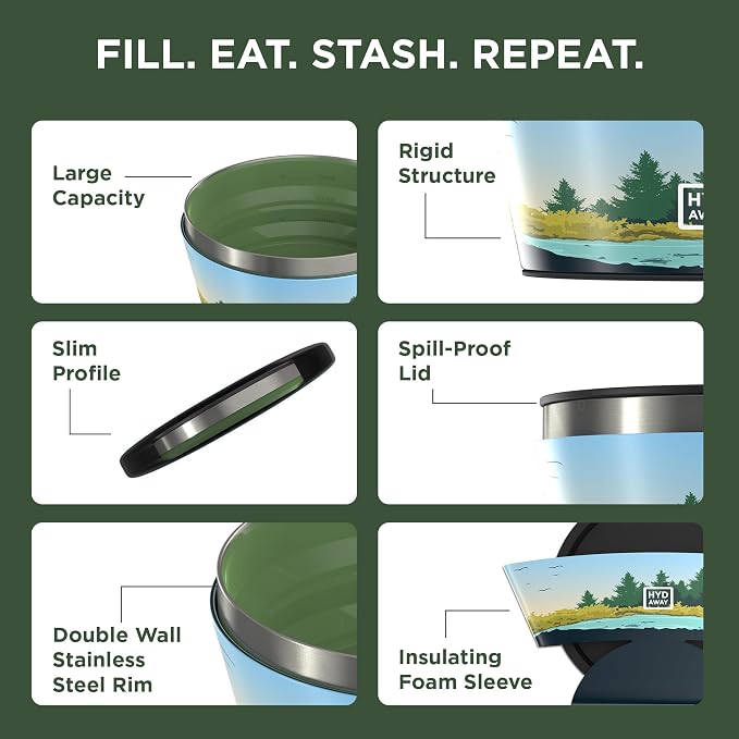 HYDAWAY 1-Quart Collapsible Insulated Bowl - Image 4