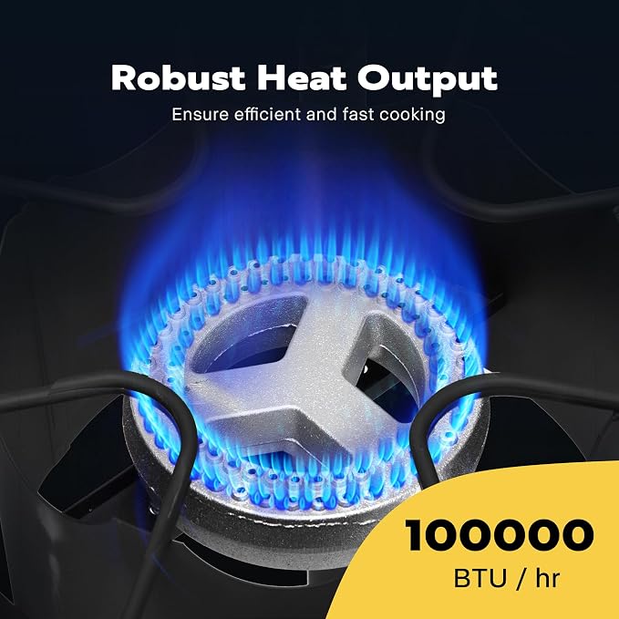 VIVOHOME 100, 000 BTU Single Burner Propane Gas Stove, Portable Outdoor Camping - Image 3