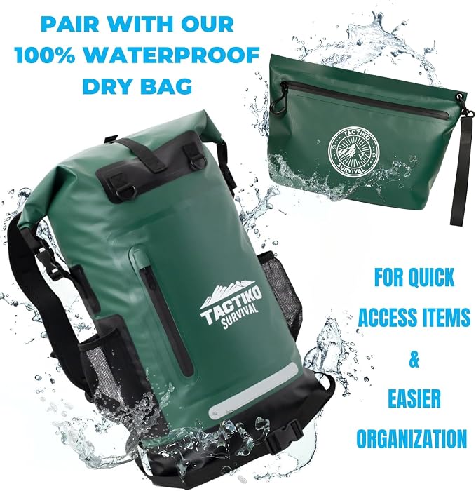 Tactiko Heavy-Duty Splash Water Resistant Zipper Pouches - 2L Hold-All - Image 8