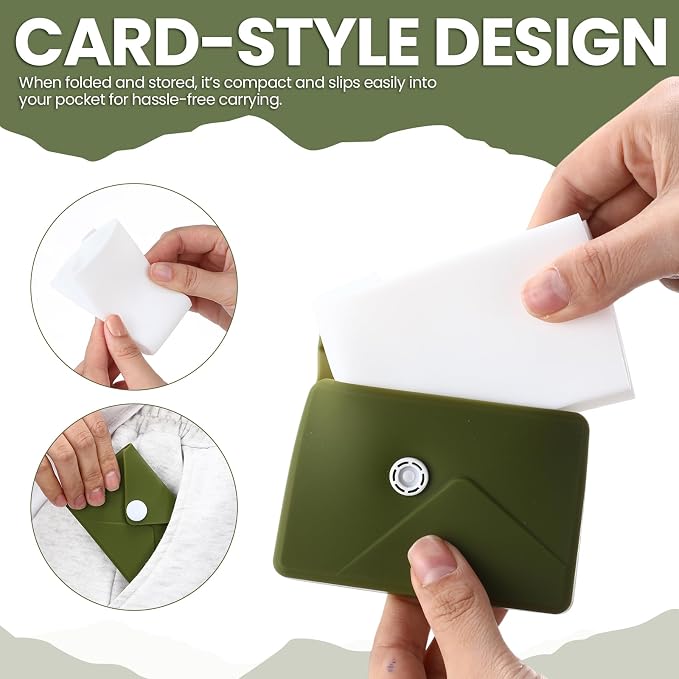 LemonRoad Silicone Folding Camping Cup Card Design Collapsible Silicone Travel - Image 3