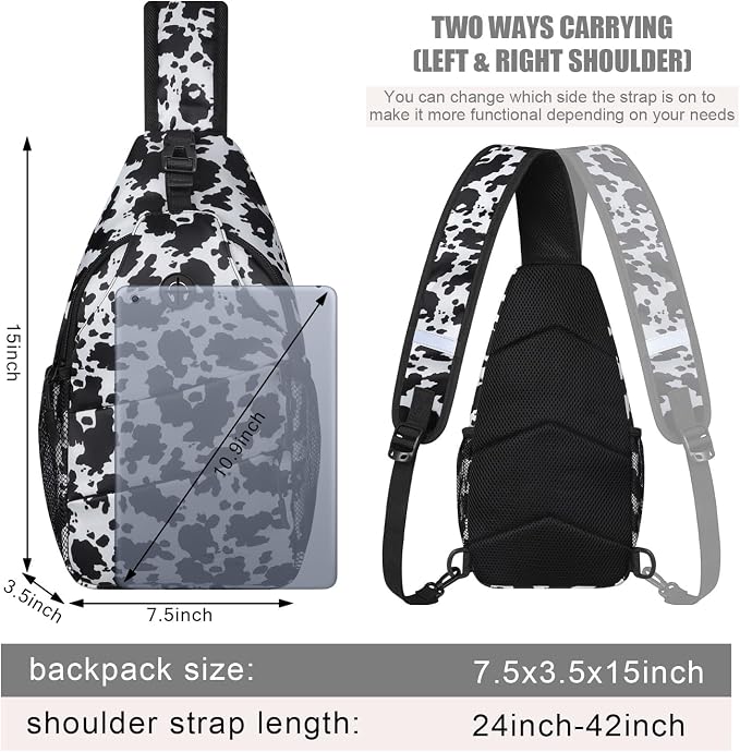 Crossbody Bags for Women Men Trendy Sling Bag Bakpack Casual Chest Bag - Image 2