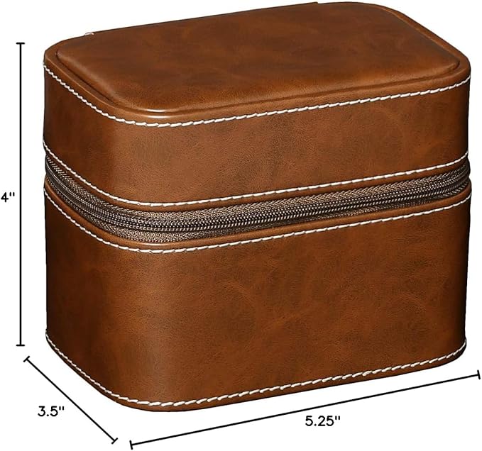 ROTHWELL 2 Watch Travel Case Storage Organizer - Image 8
