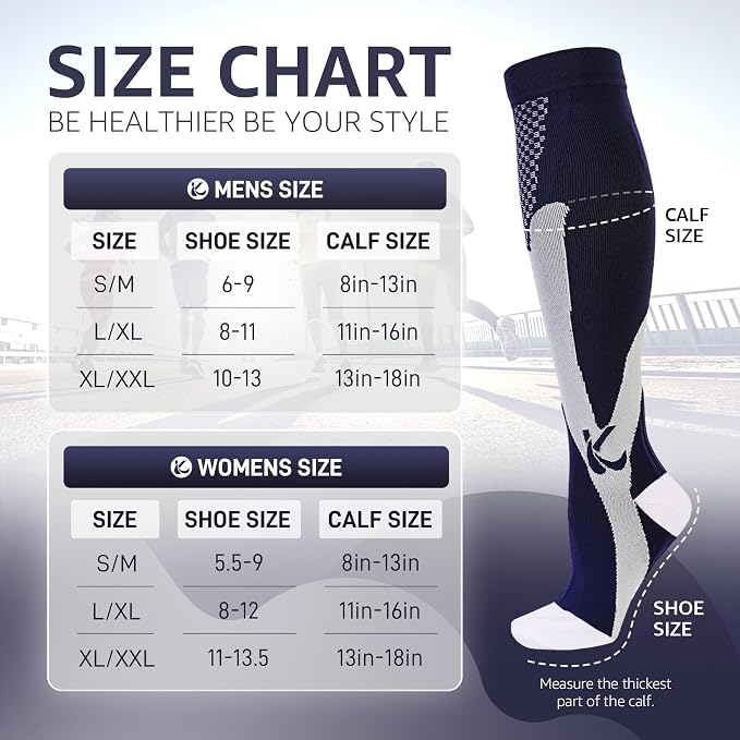 Kickticks 4 Pairs Compression Socks - Image 6