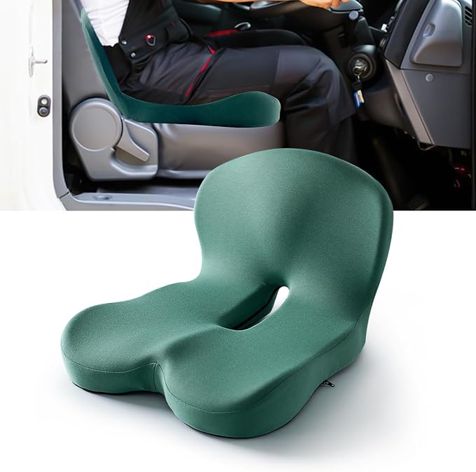 Buttocks Cushion for Office Chair Memory Foam Seat Pad for Butt Support - Image 4