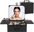 Relavel Makeup Bag with LED Mirror, Makeup Box Travel Train Case with by Relavel