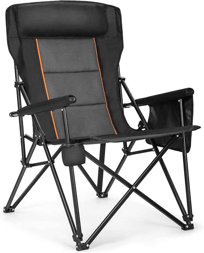 ALPHA CAMP Heavy Duty High Back Camping Chairs by ALPHACAMP