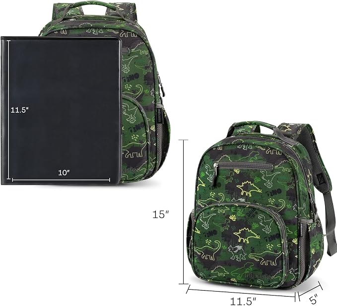 mibasies Boys Backpack 5-8: Lightweight Kids Backpacks Boys - Image 4