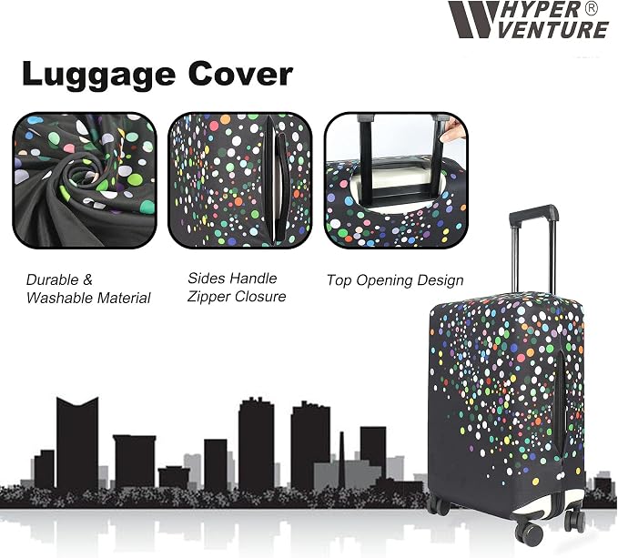 HYPER VENTURE Washable Luggage Cover - Image 2