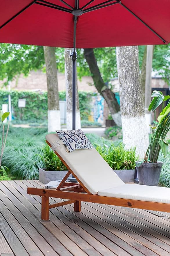 Patio Lounge Head Support Pillow & Cushion, Small Waterproof Throw Pillow - Image 3