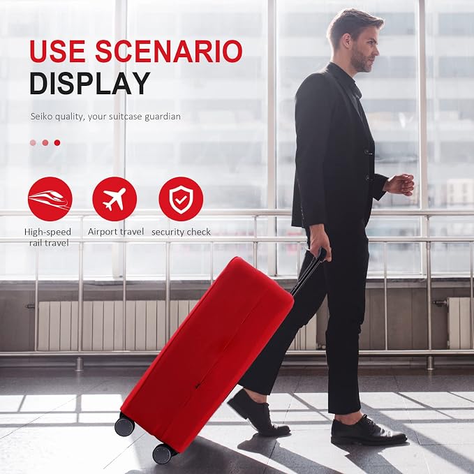 Travel Luggage Cover Suitcase Protector Scratch-Resistant Fit 19-31 Inch - Image 7