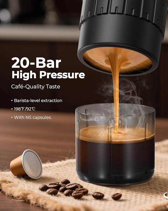 Portable Espresso Coffee Maker, Travel Coffee Maker - Image 5