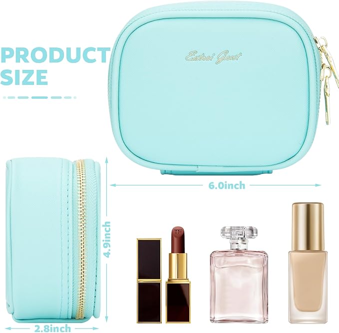 Small Makeup Bag Travel Train Case - Image 2