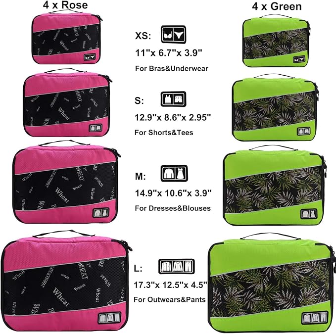 Packing Cubes Luggage Bags Organizer Durable Travel Accessories - Image 2