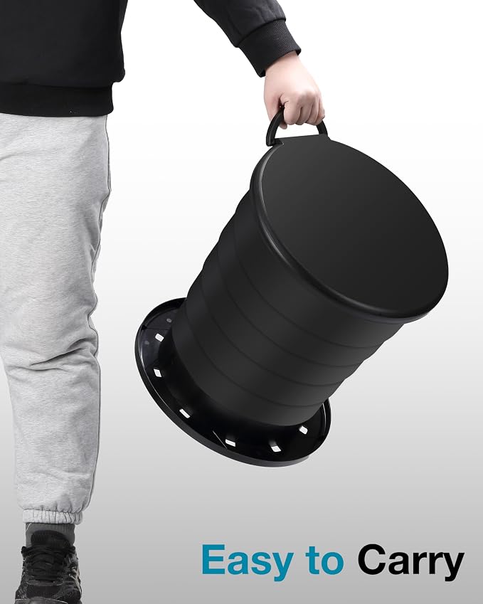 TRIPTIPS Upgrade Retractable Portable Toilet Travel Toilet Adjustable Height - Image 8