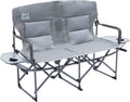 Oversized Double Portable Folding Director’s Loveseat Chair by CamphorDesigns