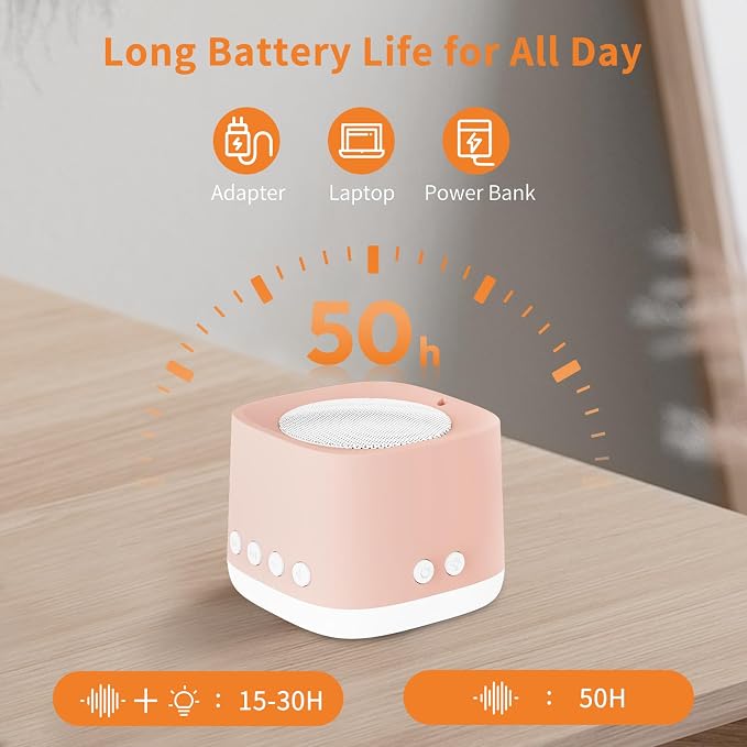 Portable White Noise Machine, Mini Sound Machine - Image 3