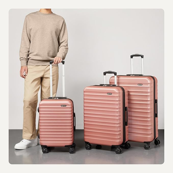 Amazon Basics 3-Piece Set, Hardshell Suitcases - Image 3