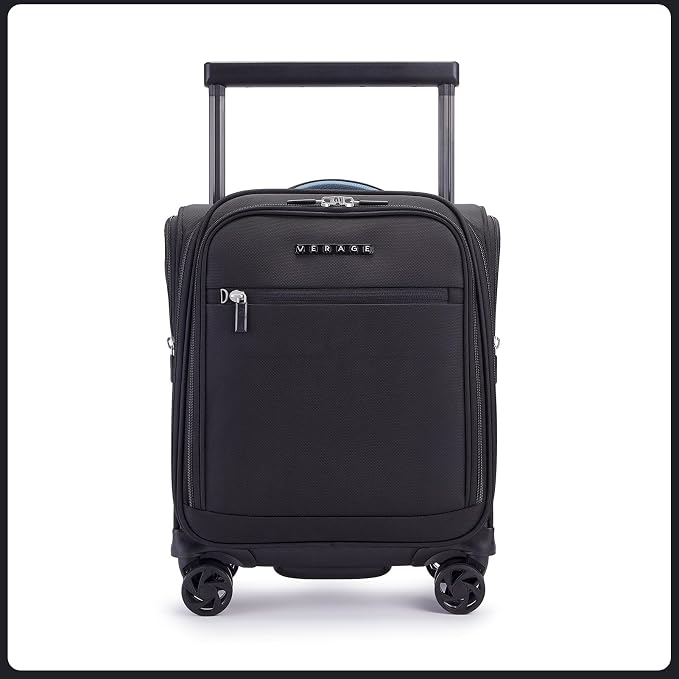 Verage Carry On Luggage with Wheels, 15 Inch Underseat Spinner Luggage Pro - Image 10
