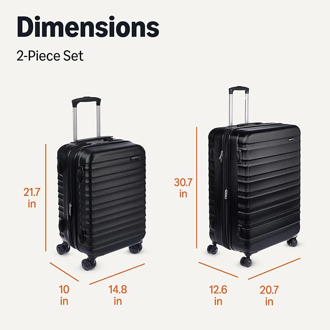 Amazon Basics 2-Piece Set, Hardshell Suitcases - Image 6