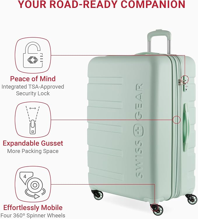 SwissGear 7366 Hardside Expandable Luggage - Image 3
