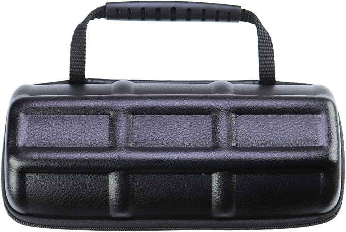 Juntan 3 Slots Hard Watch Travel Case, Portable PU Leather Zipper Storage - Image 8