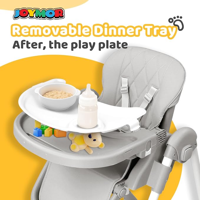 JOYMOR Foldable Baby High Chair, 4 in 1 Convertible Highchair - Image 5