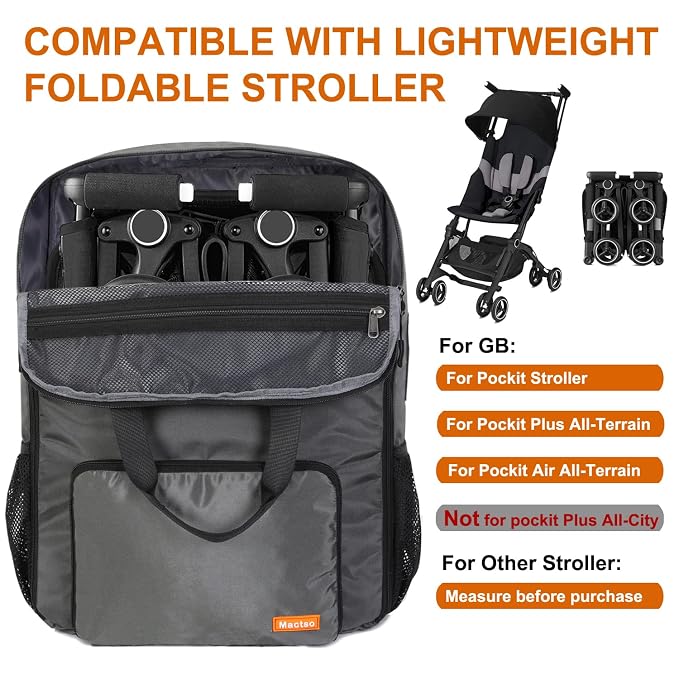 Mactso Stroller Travel Bag Compatible - Image 2