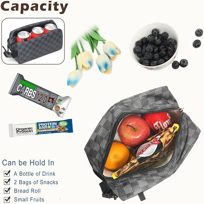 FlowFly Small Insulated Lunch box Portable Soft Bag Mini Cooler Thermal Meal - Image 5