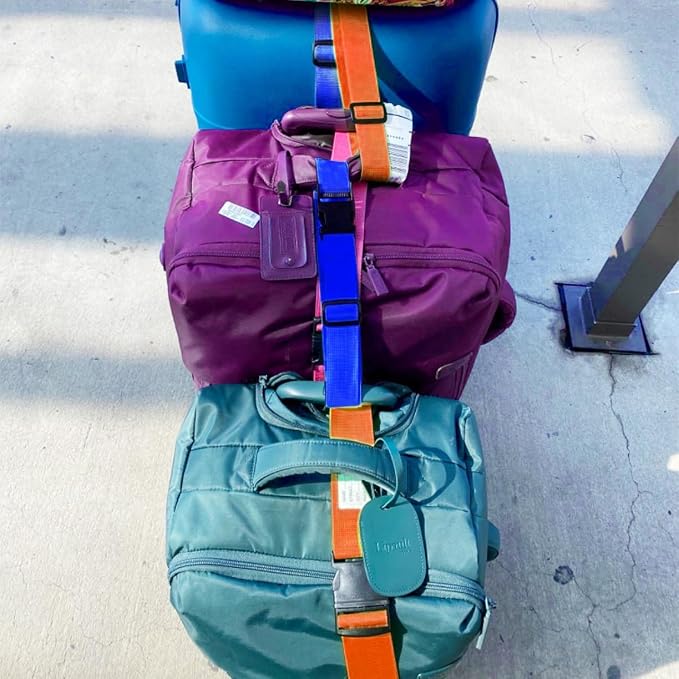 4Pack Luggage Straps Add Bag Luggage Straps to Connect Two Suitcases, - Image 9
