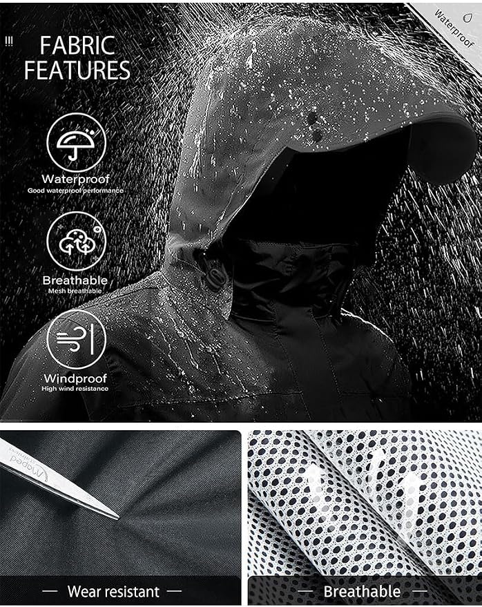 iCreek Rain Suit Waterproof Jacket - Image 3