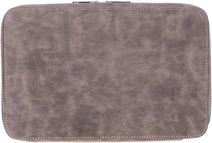 Medicine Handmade Leather Cable Organizer Bag – Full-Grain Leather Travel Tech - Image 6