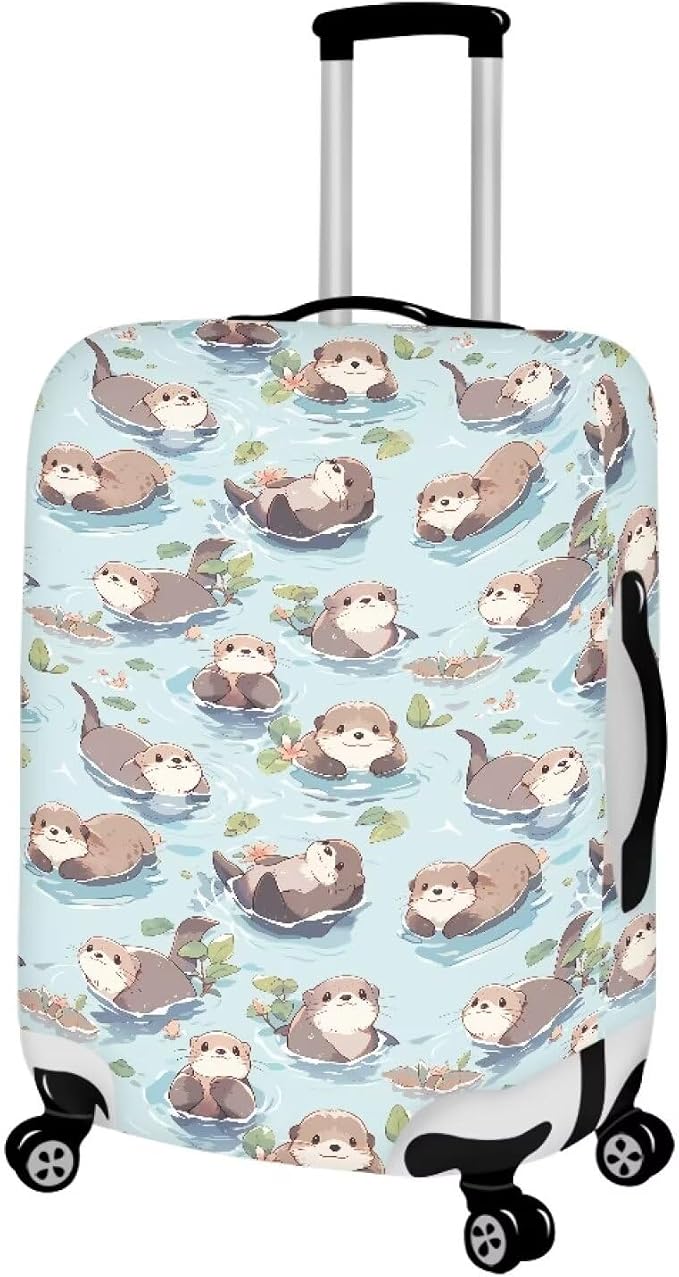 Otter Print Suitcase Cover Fit 26-29 Inch Travel Luggage Covers - Image 2